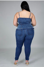 Load image into Gallery viewer, Here She Is Denim Top